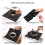 8 Pcs Cleaning Protective Pads Gas Range Protector Burner Covers 2