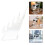 Acrylic Display Stand Glasses Holder Riser Transparent 6