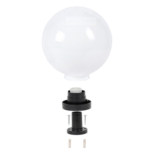 Outdoor Post Lights Lampshade 2pcs Acrylic Sphere Light Cover