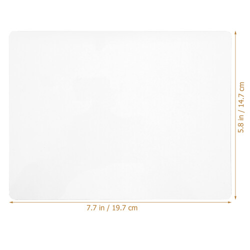 Paper Embosser Embossing Machine Pad Transparent Plastic 1set 1