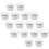 20Pcs Durable Silver Plastic Wheel Lug Nut Covers Bolt Protectors 6