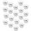 20Pcs Durable Silver Plastic Wheel Lug Nut Covers Bolt Protectors 7