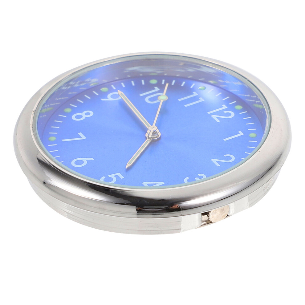 1Pc Luminous Dashboard Clock Adhesive Car Clock For Vehicle Mounting 3164185346944