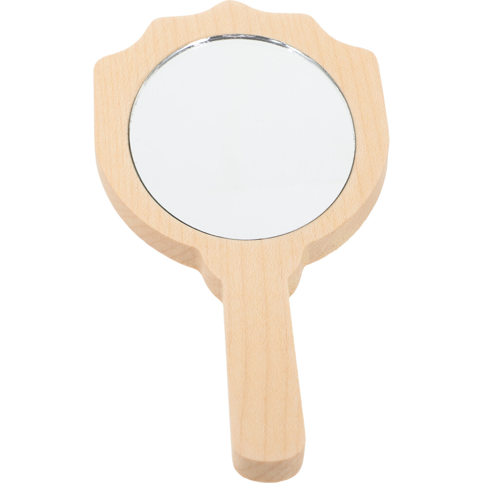 Solustre Makeup Mirror Fan Shaped Vintage Style 1Pack 6.1X2.8in