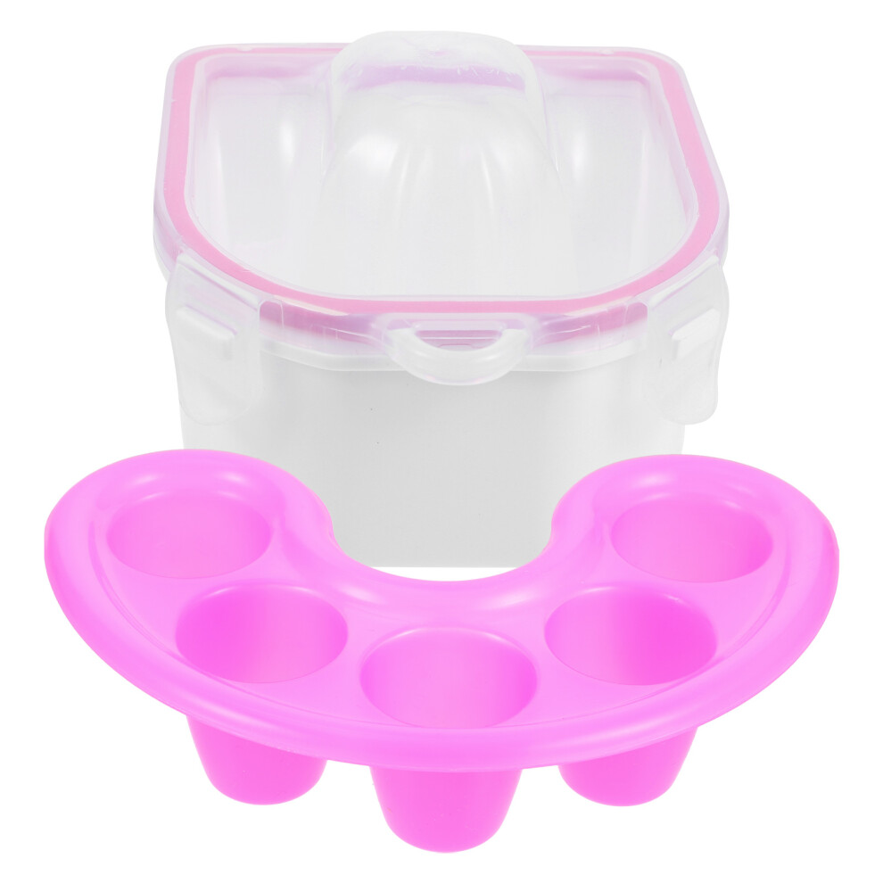 Inoomp 2Pcs Portable Nail Soak Bowls For Manicure Nail Art Hand Treatment