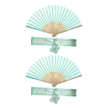 2 Pcs Chinese Folding Fans Classic Folding Fan Chinese Hand Fan