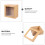 1pc Simple Wooden Desktop Organizer For Home 9