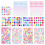 11 Sheets Stick On Gems For Face Stickers Adhesive Rhinestone Decals 5