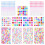 11 Sheets Stick On Gems For Face Stickers Adhesive Rhinestone Decals 4