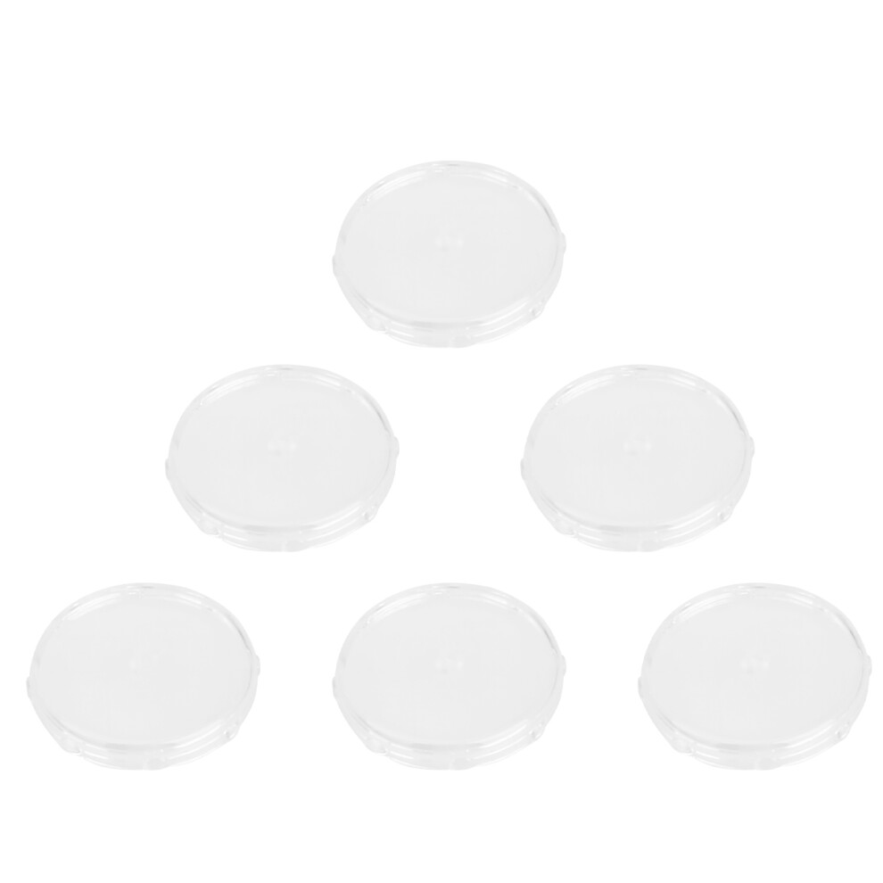 Inoomp White Pill Organizer Round Storage Case 1Pack
