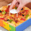 50pcs White Plastic Pizza Tripod Support Rack For Nail Serving 8