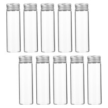 10pcs Glass Bottle Supplies Travel Delicate Aluminum