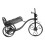 1pc Wine Rack Iron Individual Cabinet Tricycle 1