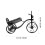 1pc Wine Rack Iron Individual Cabinet Tricycle 7