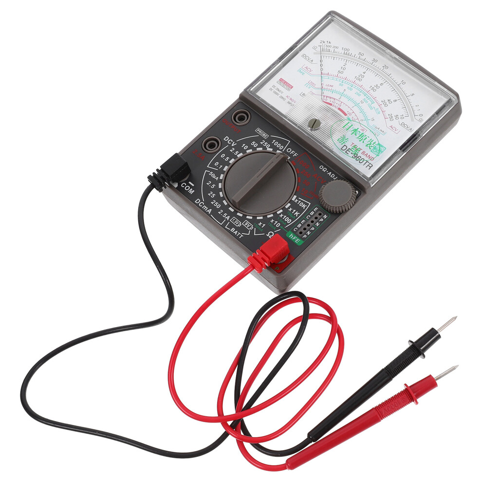 Raindrops Black Abs Analog Multimeter For Professionals 1Pack 3164185370420