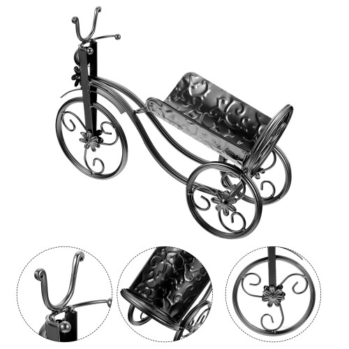 1pc Wine Rack Iron Individual Cabinet Tricycle 2