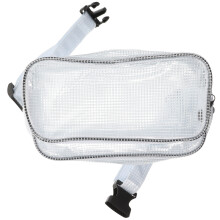 Clear PVC Waist Bag Transparent Fanny Pack Sports Storage Pouch