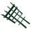 Vine Climbing Support Rack Plastic 8pcs 12x7.3x0.1in 5