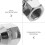 5pcs Car Flange Nut Secure Modification Silver Lug Nuts 7