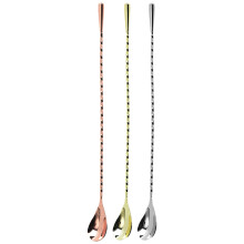 Stainless Steel Stirring Spoons Assorted Color For Coffee 3pcs