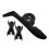 1Ensemble Correcteur De Posture D'archet En Silicone Noir Pour Violon 10