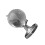 Appearance Globe Ornament Dark Grey Desktop Ornament 1set 5