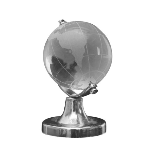 Appearance Globe Ornament Dark Grey Desktop Ornament 1set