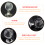 Appearance Globe Ornament Dark Grey Desktop Ornament 1set 10