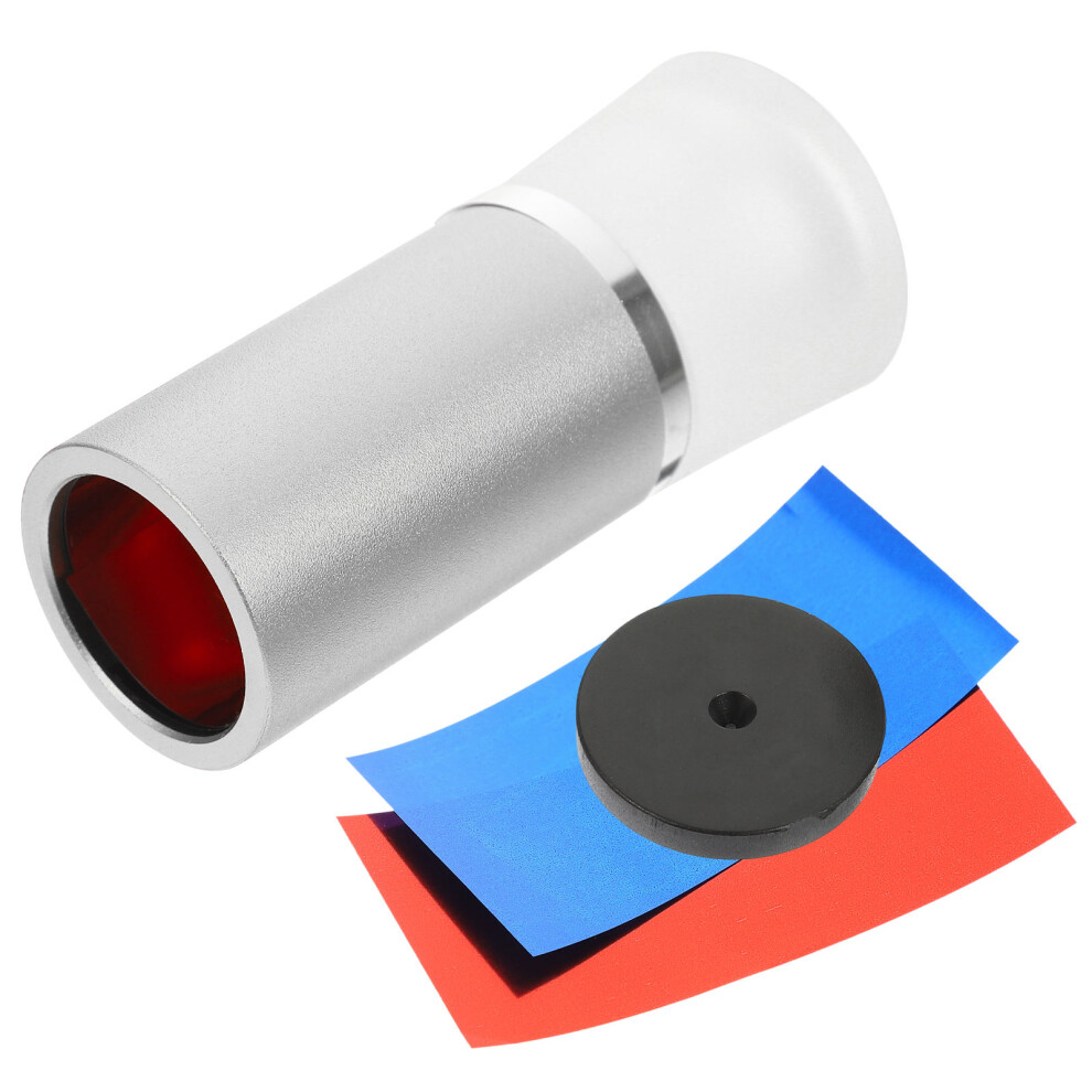 Solustre Silver Lightweight Handheld Magnifier Jewelry Loupe 1Set