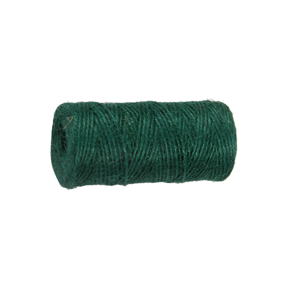 Hemp Rope 100M For Crafts Gardening Decoration Bundling Dark Green 3164185377368
