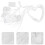 Birthday Party Arrangement Led String Lights White 1set 6