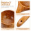 Multipurpose Wooden Soup Spoon Practical And For Home 7