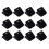 Organize Paper With Black Plastic Clips 12pcs 1