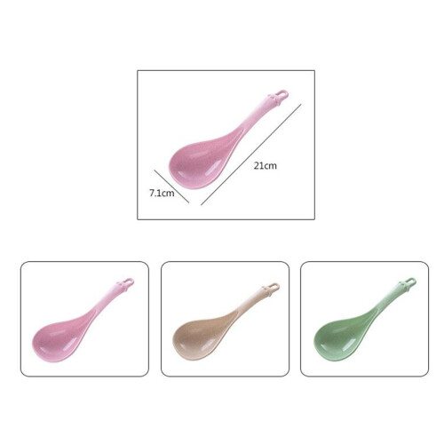 Raindrops  Straw Rice Spoon Dishes For Kitchen Plates Food Serving 1