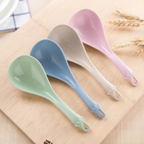 Raindrops  Straw Rice Spoon Dishes For Kitchen Plates Food Serving 2