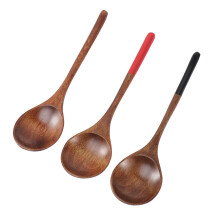 Kitchen Utensil Natural Wood 3pcs 6.3x1.8x0.2in