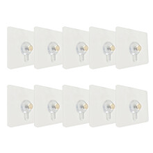 10 Pcs No Trace Nail Wall Hook Traceless