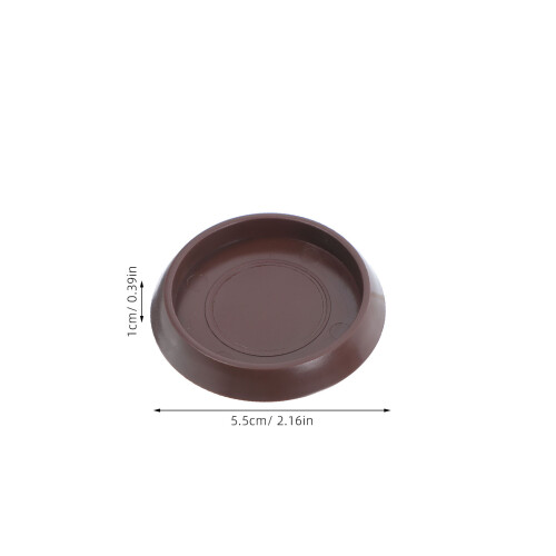 5pcs Sofa Non-Slip Pads Brown Plastic For Commercial Use 1