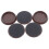 5pcs Sofa Non-Slip Pads Brown Plastic For Commercial Use 9