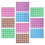 Raindrops  10 Sheets Circular Small White Stickers Labels Color 11