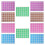 Raindrops  10 Sheets Circular Small White Stickers Labels Color 9