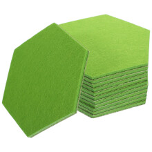 12 filz-hexagon wandfliesen, blumenform, pinnwände,