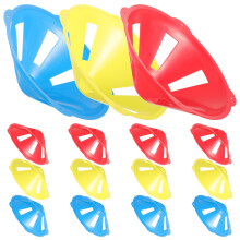 Soccer Training Equipment Red 15pcs 9.04x9.04x3.14in