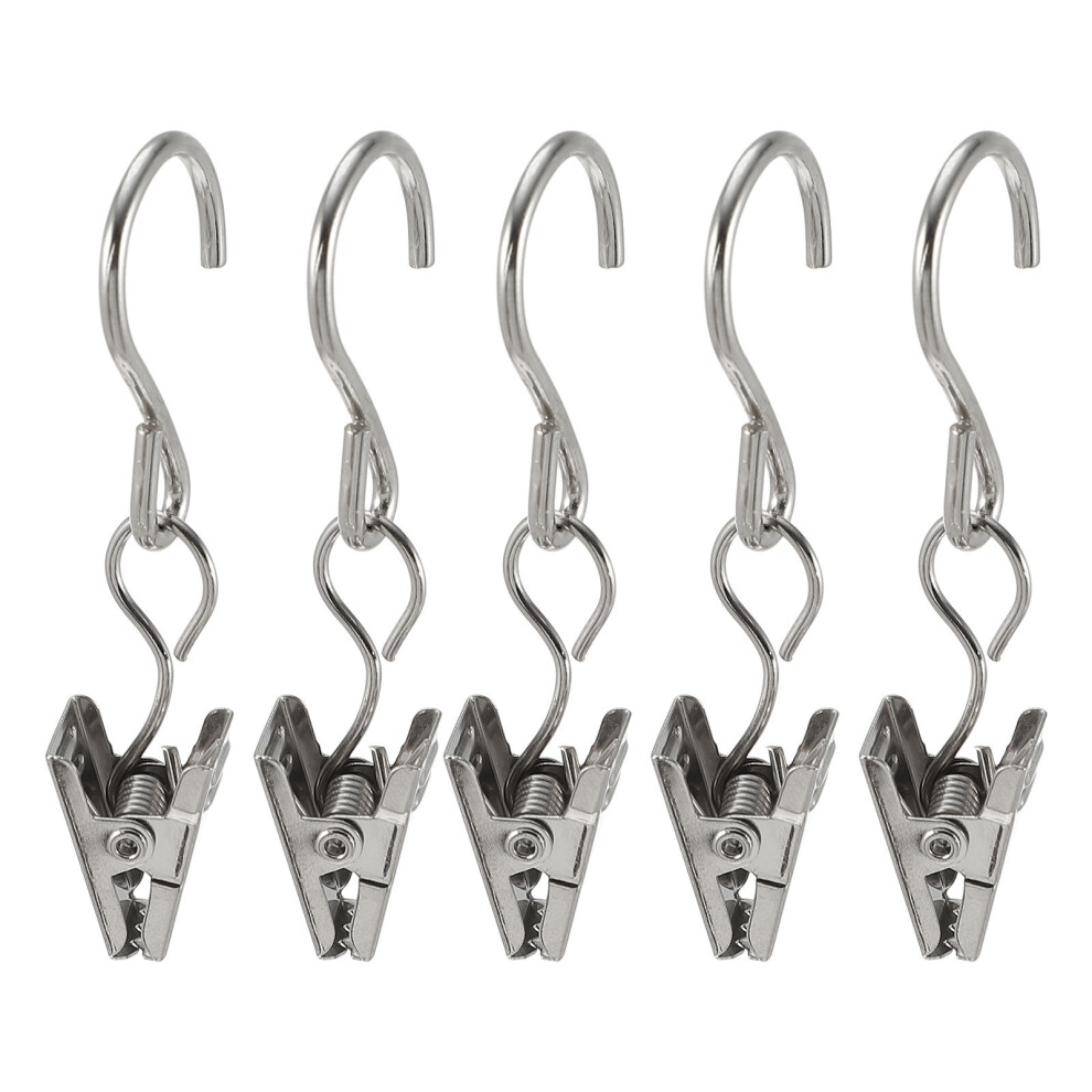 50 Pcs Hook Clip Hanging Hangers Curtain Track Hooks Drapery Clips-image-OPC-PK8Q2XN-NEW