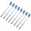8pcs White Replacement Brush Heads For Oral Irrigator Accessories 8