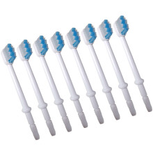 8pcs White Replacement Brush Heads For Oral Irrigator Accessories