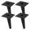 4 Pcs Slanted Legs Dining Table Heavy Duty Couch Feet Replacement 1