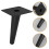 4 Pcs Slanted Legs Dining Table Heavy Duty Couch Feet Replacement 10
