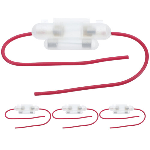 4 Pcs Fuse Box Holder Replacement Connector Adapter For Motorcycle