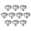 10pcs Kitchen Funnel Set For Home Accessories Silver 5